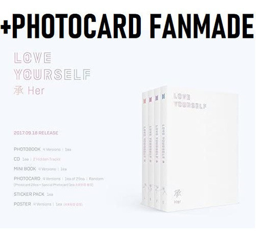 Set 4 Albums Bts - Love Yourself Her 