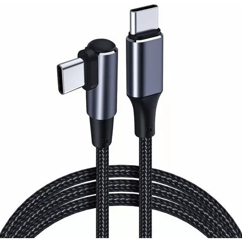 Cable Usb Tipo C A C Carga Rapida 100w Qc 5.0 Datos 2 Metro