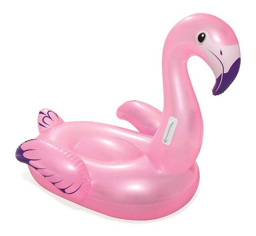 Boia Infantil Inflável Flamingo Rosa Bestway 1,27m X 1,27m