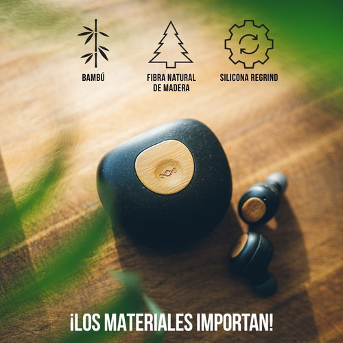 Audífonos Bluetooth True Wireless Champion Black Marley Color Signature black