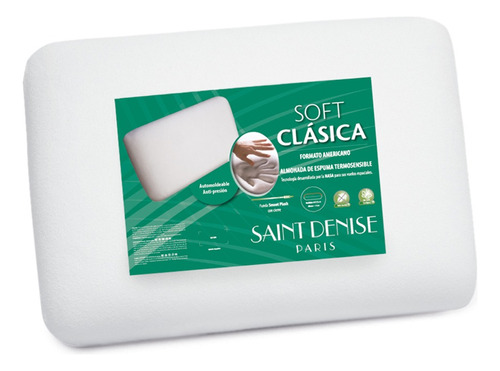 Almohada Espuma Termosensible Con Funda Lavable Saint Denise