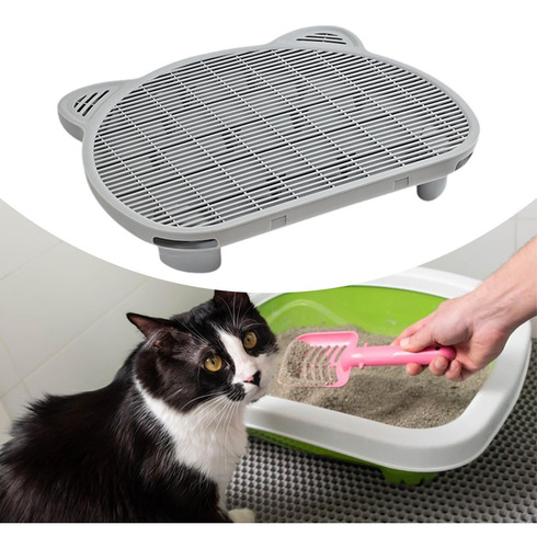 Alfombrilla De Arena Para Gatos De Doble Capa, Impermeable,