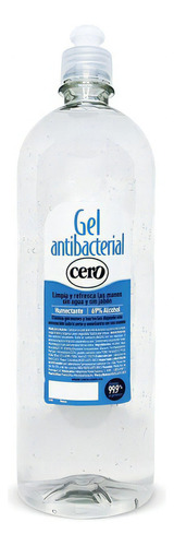 Alcohol gel Cero Gel antibacterial fragancia a neutra con dosificador