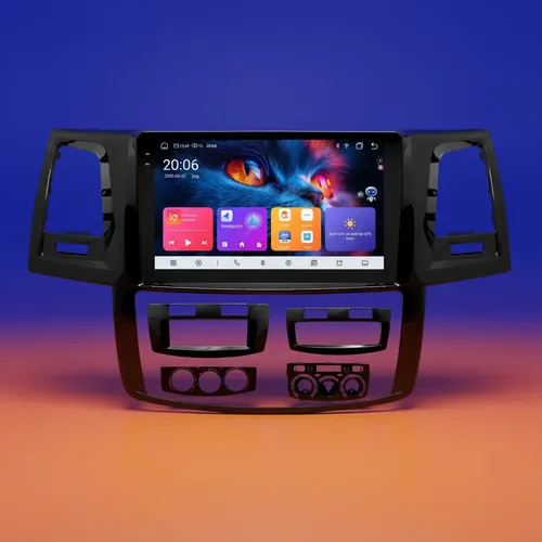 Multimidia 9p Hilux Android 6gb 128g Carplay Voz 360° 4g