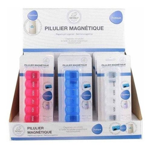 Imagen 2 de 6 de Oferta Del Dia Pastillero Sensly Magnético Surtido Pcj Techn