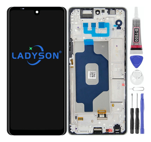 Para LG Stylo 6 Q730 Pantalla Lcd Marco De Pantalla Táctil