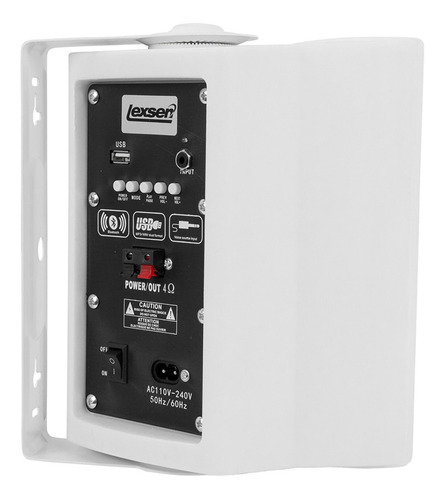 Imagen 3 de 6 de Caja Acustica De Instalacion Lexsen Ra307 Par Wht Activa C/b
