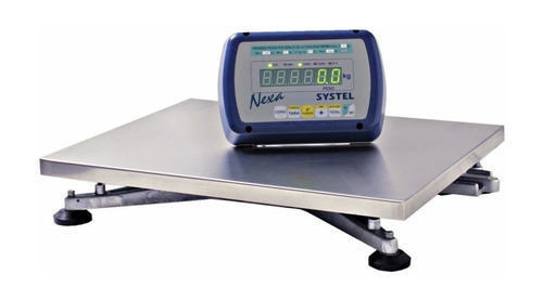 Imagen 3 de 3 de Balanza industrial digital Systel Nexa 300kg 110V/220V 570 mm x 450 mm