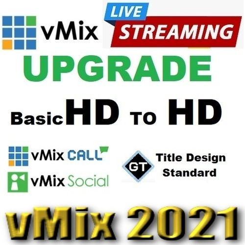 Imagem 1 de 2 de Vmix Upgrade Basichd Para Hd Oficial (12x Sem Juros)