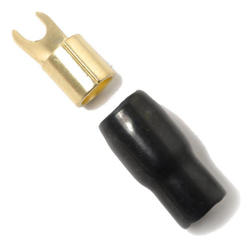 5 Pares 4 Awg Car Audio Wire Fork Terminal Conector Latón
