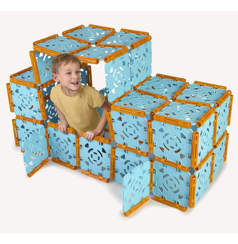 Feber Build On Juego De Construcción De Paneles Conectables Cantidad De Piezas 44