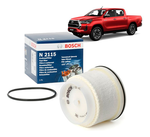 Filtro Petroleo Hilux Kun 2.5 05-15 Fortuner 3.0 06-07 Bosch