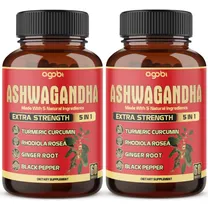 Comprar Ashwaga Root Agobi 5200mg Suplemento Deportivo - 2 Pack Sin Sabor
