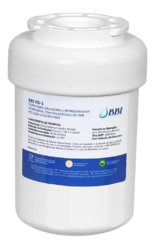 Filtro De Agua Geladeira Ge Wimwf000 Side By Syde