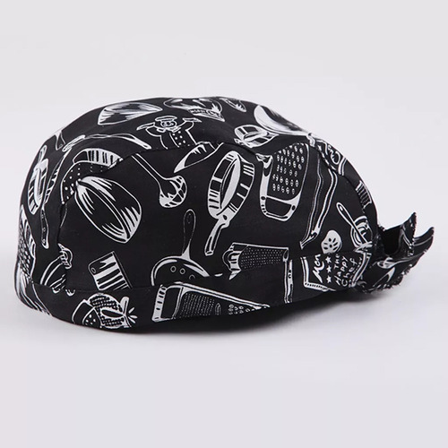 Gorras De Cocinero Tipo Bandana Chef's Catering, Paquete De