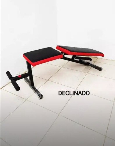 Banco De Pesas 4 Ángulos Abdominales Acolchada Pecho.