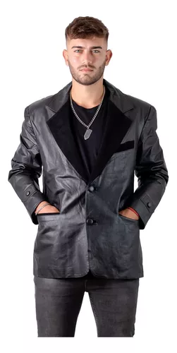 Chaqueta Cuero Blazer - Saco / 100% Cuero Real - $ 220.000  Chaqueta de  cuero, Chaqueta de moda para hombre, Chaqueta de cuero hombre