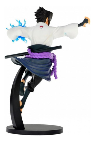 Estátua Naruto Shippuden Uchiha Sasuke 15cm Vibration Stars