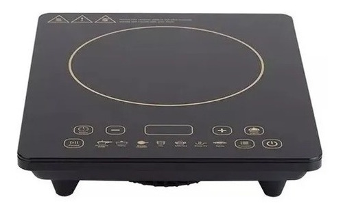 Imagen 4 de 6 de Anafe Eléctrico A Inducción Led Táctil 1600 Watts