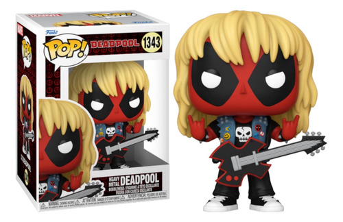 Funko Pop Heavy Metal Deadpool #1343 - Marvel