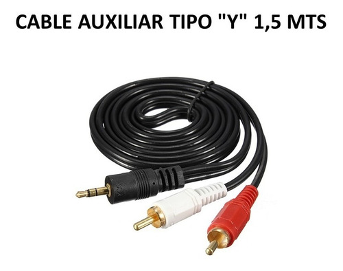 Cable Auxiliar Tipo  Y  1,5 Mts 