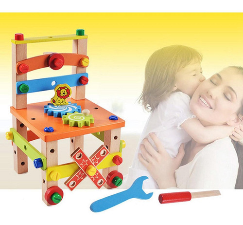 Construye Tu Silla De Juguetes Montessori, Conjunto Estilo1