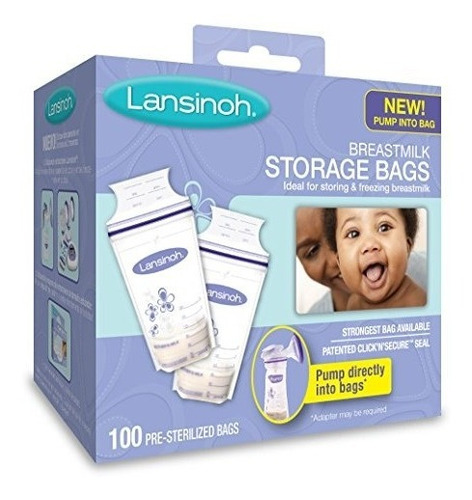 Lansinoh Bolsas De Almacenamiento De Leche Materna - 100 Ct