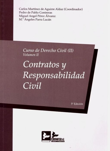 Libro Curso De Derecho Civil, 02/02. 2020. Contratos Y Re...