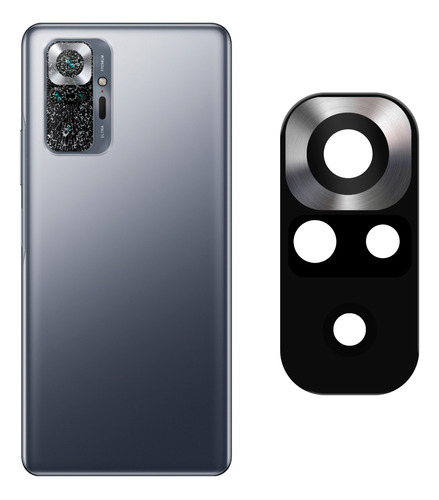 Vidrio De Camara Trasera Compatible Xiaomi Redmi Note 10 Pro