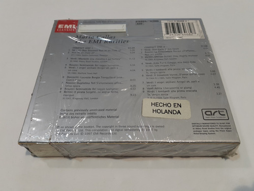 The Emi Rarities, Maria Callas - 2cd 1997 Nuevo Holanda