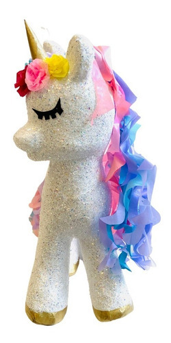 Piñata De Unicornio Diamantada