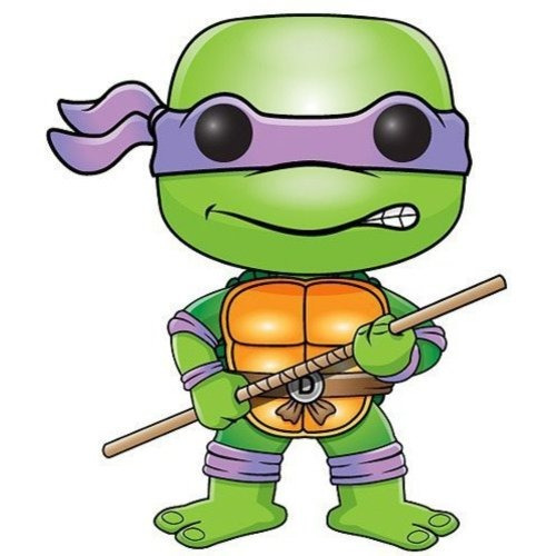 Las Tortugas Ninja Funko Pop De Donatello! Figura Del Vinilo