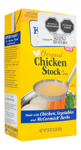 Caldo De Pollo Kitchen Basics 946ml