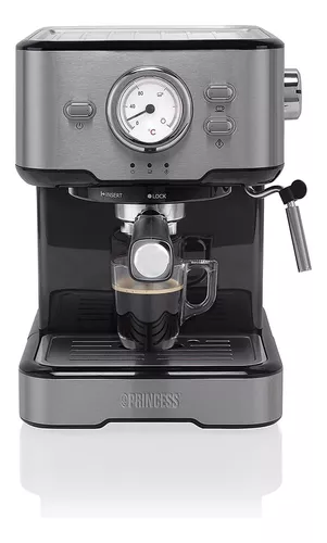 Princess 249412 Máquina de café para Espresso, Compatible con