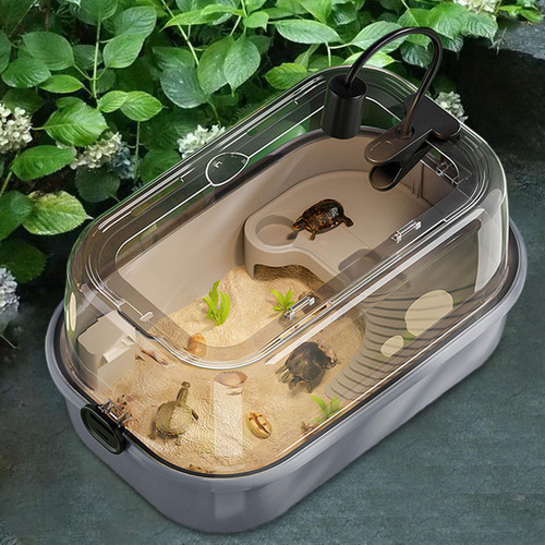 Acuario Para Tortugas Caja De Hábitat Para Acuario De Gris
