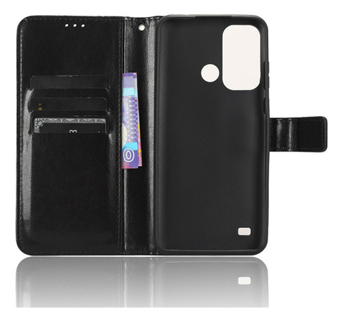 Funda Para Zte Blade A53 Voltear Cuero Tarjeta Ranura