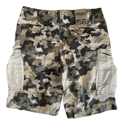 Bermuda Triple Five Short Cargo Camo 100% Orig Talla 32