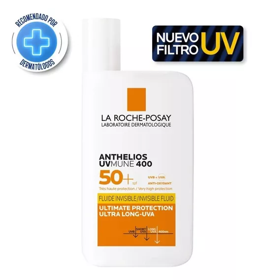 Protector solar La Roche-Posay Anthelios XL FPS 50 Ultra Fluído en shaka-shaka de 50 mL