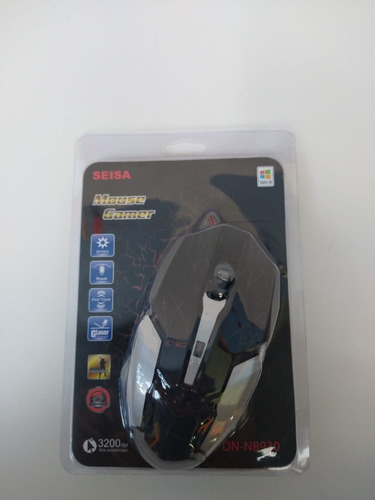 Mouse Gamer  Seisa Dn-n8930 Retroiluminado 3200 Dpi