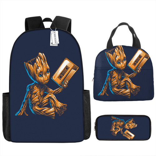 Mochila Escolar Groot Guardianes De La Galaxia Vol.3 Marvel