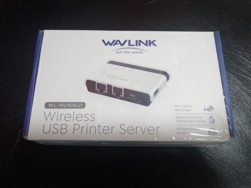 Wireless Usb Printer Serven Wavlink Modelo: Wl-nu516u1