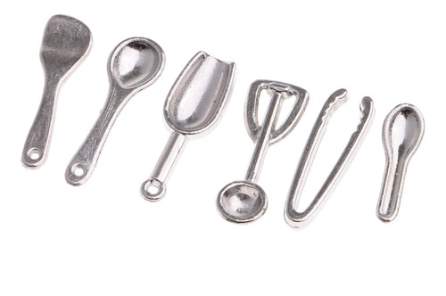 Imagen 2 de 5 de 6 Piezas 1:12 Set De Utensilios De Cocina En Miniaturas De