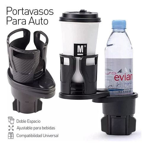 Portavasos De Coche Con Doble Expansor, Adaptador De Expansi