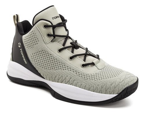 Zapatillas Topper Candun Unisex Básquet Gris