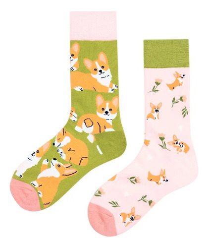 Calcetines Originales New Ab Para Mujer, Asimétricos, Creati