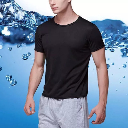 Camiseta Hidrofóbica Impermeable A Prueba De Manchas Hombre