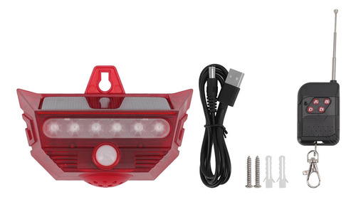 Alarma De Sonido Solar, Sensor De Movimiento, Alarma Solar D