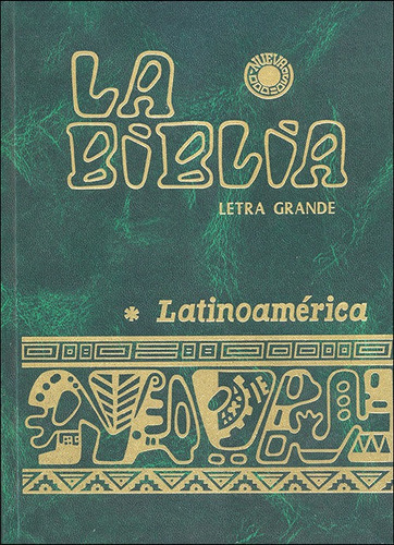 BIBLIA LATINOAMERICANA Letra Grande Empastada, de Ramón Ricciardi y Bernardo Hurault. Editorial SAN PABLO, tapa dura, edición 2010 en español, 2010