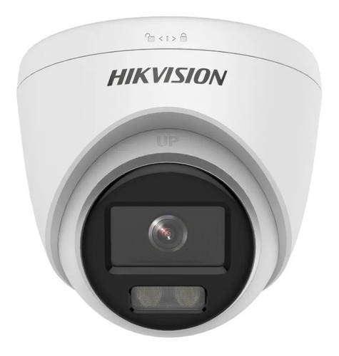Cámara Seguridad Ip Hikvision Colorvu Domo 2mp 1080p Metal 