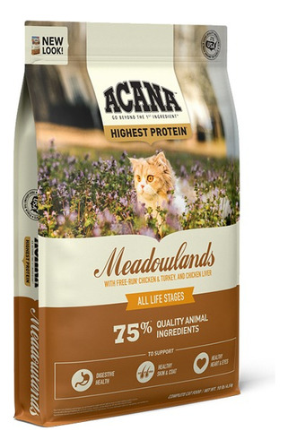 Acana Meadowland Para Gatos 4,5 Kg